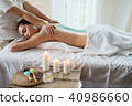 Spa massage, healthy lifestyle and relaxation  40986660