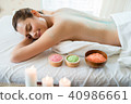 Spa massage, healthy lifestyle and relaxation  40986661