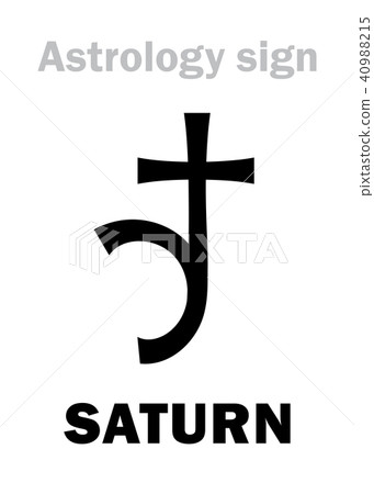Astrology: planet SATURN 40988215