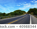 curve road in countryside 40988344