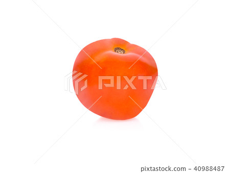 tomato isolated on the white background tomato isolated on the white background 40988487