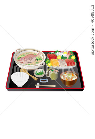 Today's rice Seafood and rice soup 40989312