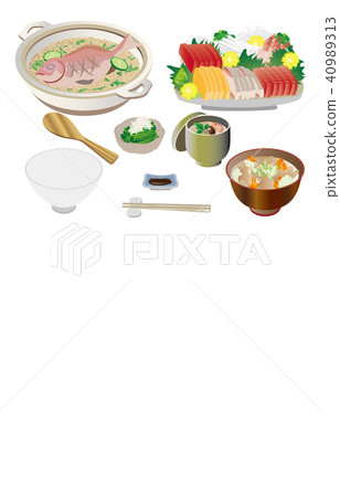 Today's rice Seafood and rice soup Today's rice Seafood and rice soup 40989313