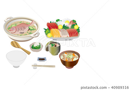 今天的米飯海鮮和米湯 今天的米飯海鮮和米湯 40989316