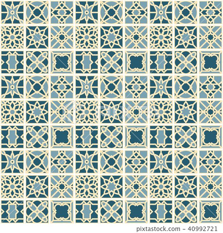 arabic vector pattern, web page background 40992721