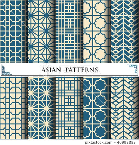 asian vector pattern,pattern fills 40992882