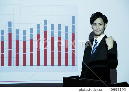 Business office business meeting presentation Business office business meeting presentation 40993193