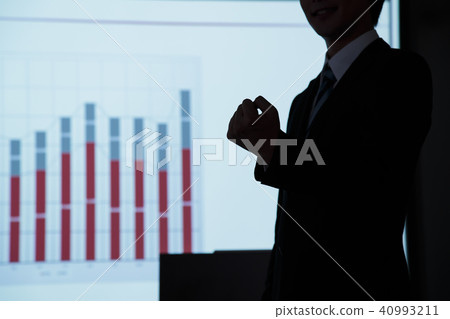 Business office business meeting presentation 40993211