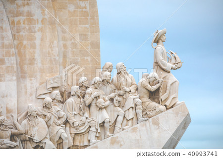 Monument to the Discoveries - west side Lisbon Por Monument to the Discoveries - west side Lisbon Por 40993741