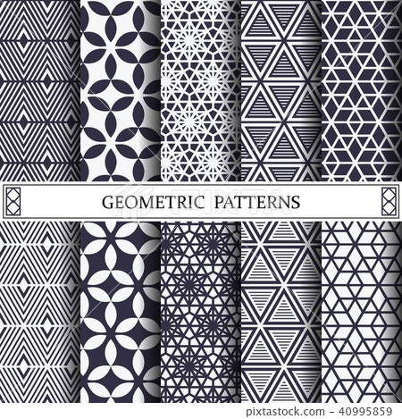 Triangle geometric vector pattern,pattern fills 40995859