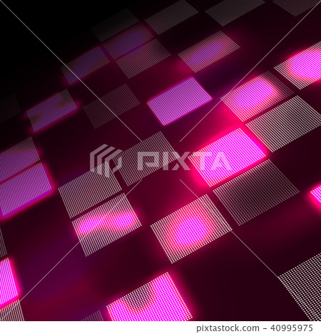 Abstract hi-tech pink background in perspective. Futuristic digital technology background. Vector Abstract hi-tech pink background in perspective. Futuristic digital technology background. Vector 40995975