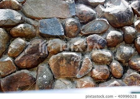 Pebbled Stone Wall Pebbled Stone Wall 40996028