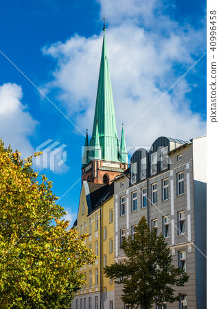 Historical buildings in the city Rostock, Germany Historical buildings in the city Rostock, Germany 40996458