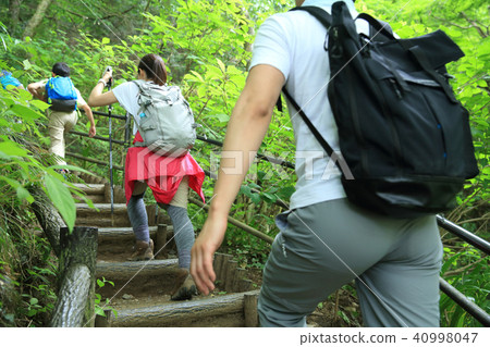 Hiking with family Hiking with family 40998047