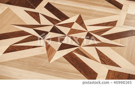 Old wooden parquet design 40998165