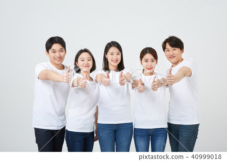 Friends, colleagues, men, women, Koreans 40999018