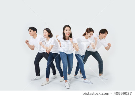 朋友，同事，男人，女人，韓國人 40999027