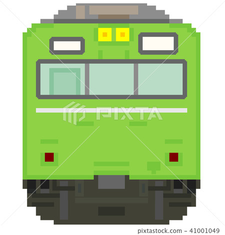 點畫風格的通勤列車（103系列高駕駛室ATC·黃綠色） 41001049