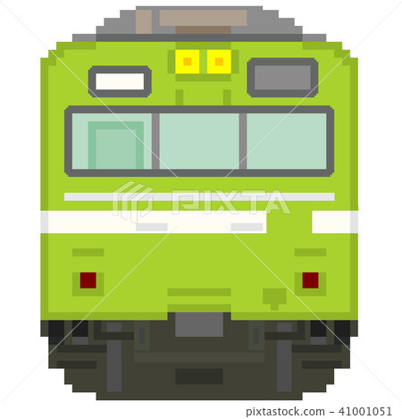 Dot picture style commuter train (high driver's cab ATC / Yamato line 103 series) 41001051