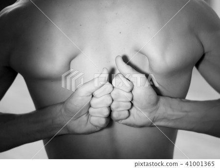 Yoga teacher man mudra Yoga teacher man mudra 41001365