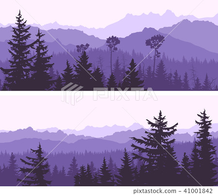 Horizontal wide banners of coniferous wood. 41001842