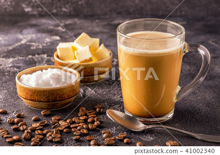 Bulletproof coffee, blended with organic  butter  41002340