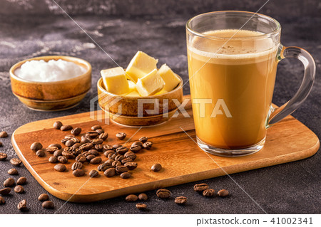 Bulletproof coffee, blended with organic  butter  41002341
