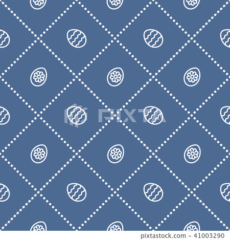 Seamless pattern with decorated eggs Seamless pattern with decorated eggs 41003290