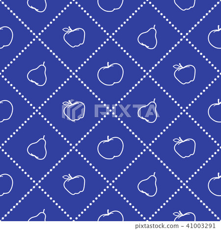 Apples and pears juicy fruit Seamless pattern. Apples and pears juicy fruit Seamless pattern. 41003291