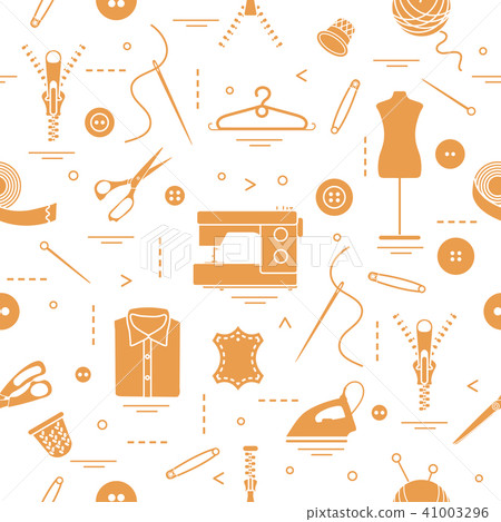 Pattern with tools and accessories for sewing 41003296