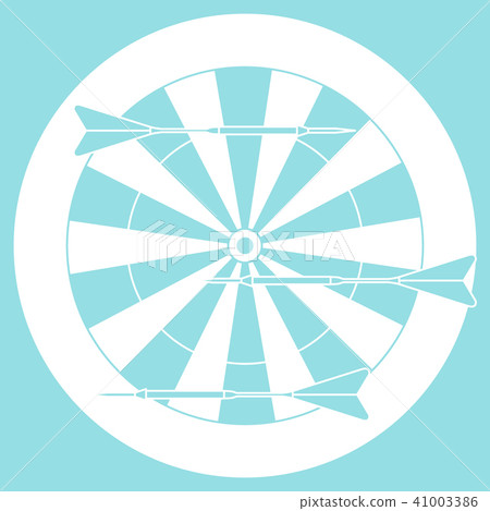target and arrows for the darts Sports theme. 41003386