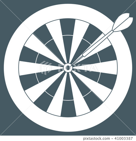 target and arrow for the darts Sports theme. 41003387