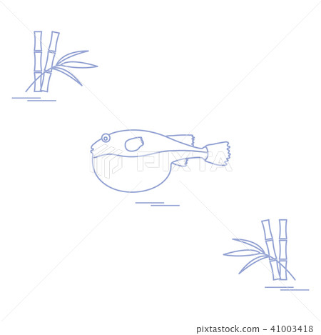 Puffer fish Bamboo. Puffer fish Bamboo. 41003418