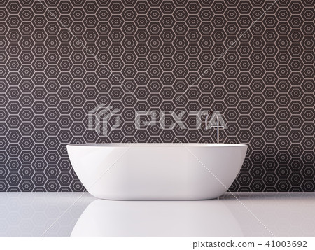 Modern luxury bathroom 3d render Modern luxury bathroom 3d render 41003692