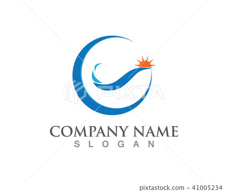 Sun logo and symbols star icon web Vector - Sun logo and symbols star icon web Vector - 41005234