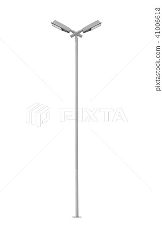 Street light pole isolated. Street light pole isolated. 41006618