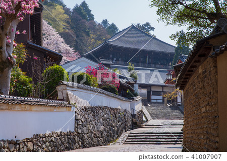Todaiji Temple in February and back entrance road Todaiji Temple in February and back entrance road 41007907