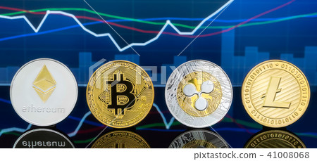 Bitcoin and cryptocurrency investing concept. 41008068