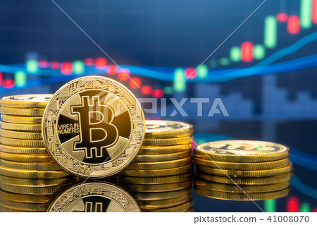 Bitcoin and cryptocurrency investing concept. Bitcoin and cryptocurrency investing concept. 41008070