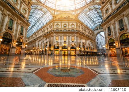 Galleria Vittorio Emanuele Ii Milan Stock Photo - Download Image