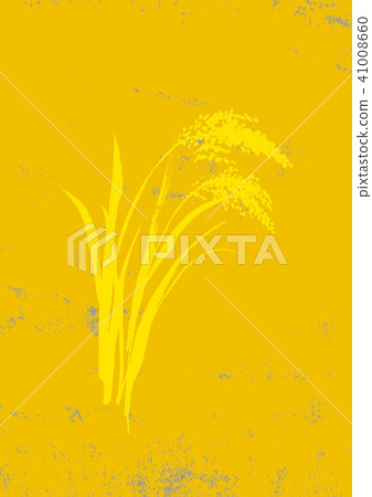 Rice watercolor painting 41008660