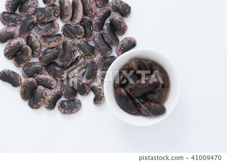 Boiled bean with flower beans Boiled bean with flower beans 41009470