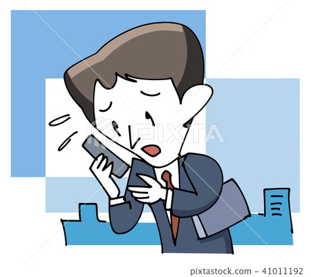 Businessman - emergency contact 41011192