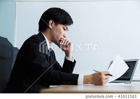 Business office Personal computer business meeting presentation 41011583