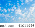 blue sky background texture with white clouds. 41011956