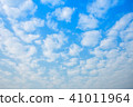blue sky background texture with white clouds. 41011964