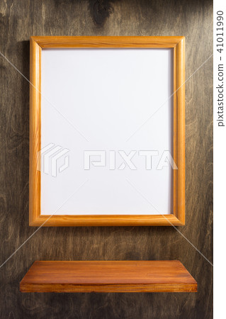 picture frame at wooden background 41011990