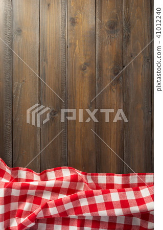 napkin cloth on wooden background napkin cloth on wooden background 41012240