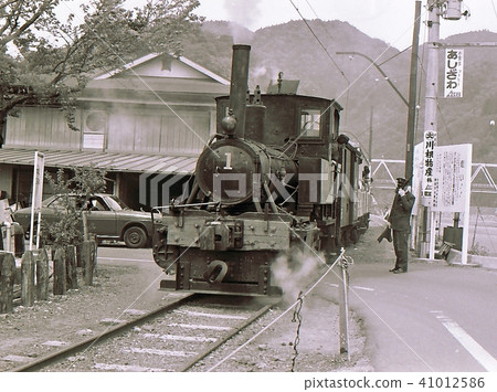 Showa 54 thousand head of Mini Roko steam locomotive of the Oigawa Railway 41012586