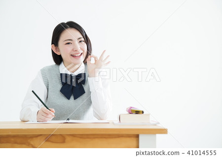 高中生女性女生學習考試教育學習 41014555